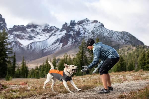 Ruffwear Climate Changer Pullover Canyonlands Orange Gr. XXS Ruffwear Climate Changer Pullover Canyonlands Orange Gr. XXS